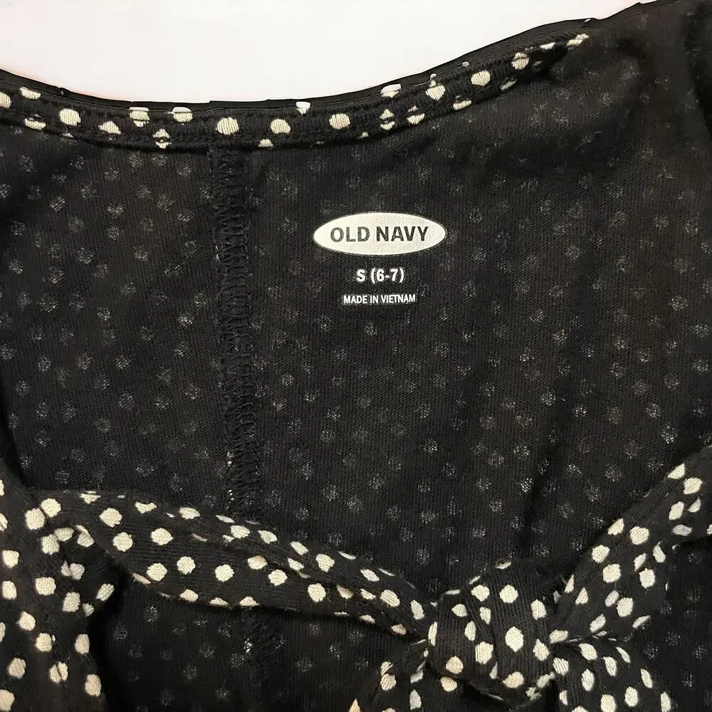Old Navy Girls Black Dress Size 6-7